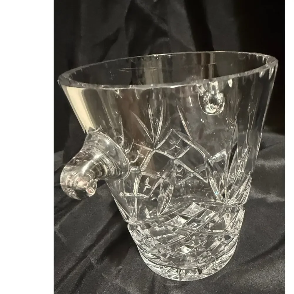 Vintage Ceska Cut Lead Crystal Champagne / Ice Bucket - 7.5